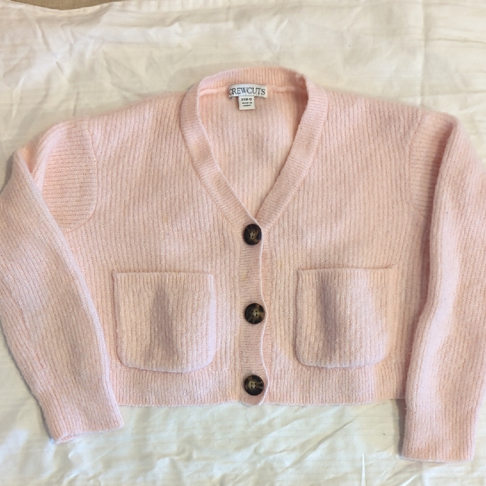 Crewcuts Soft Pink Kids Cardigan